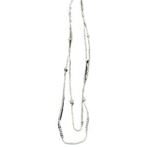 Chico's Silver Layered Necklace